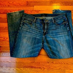Luck brand straight cut jeans